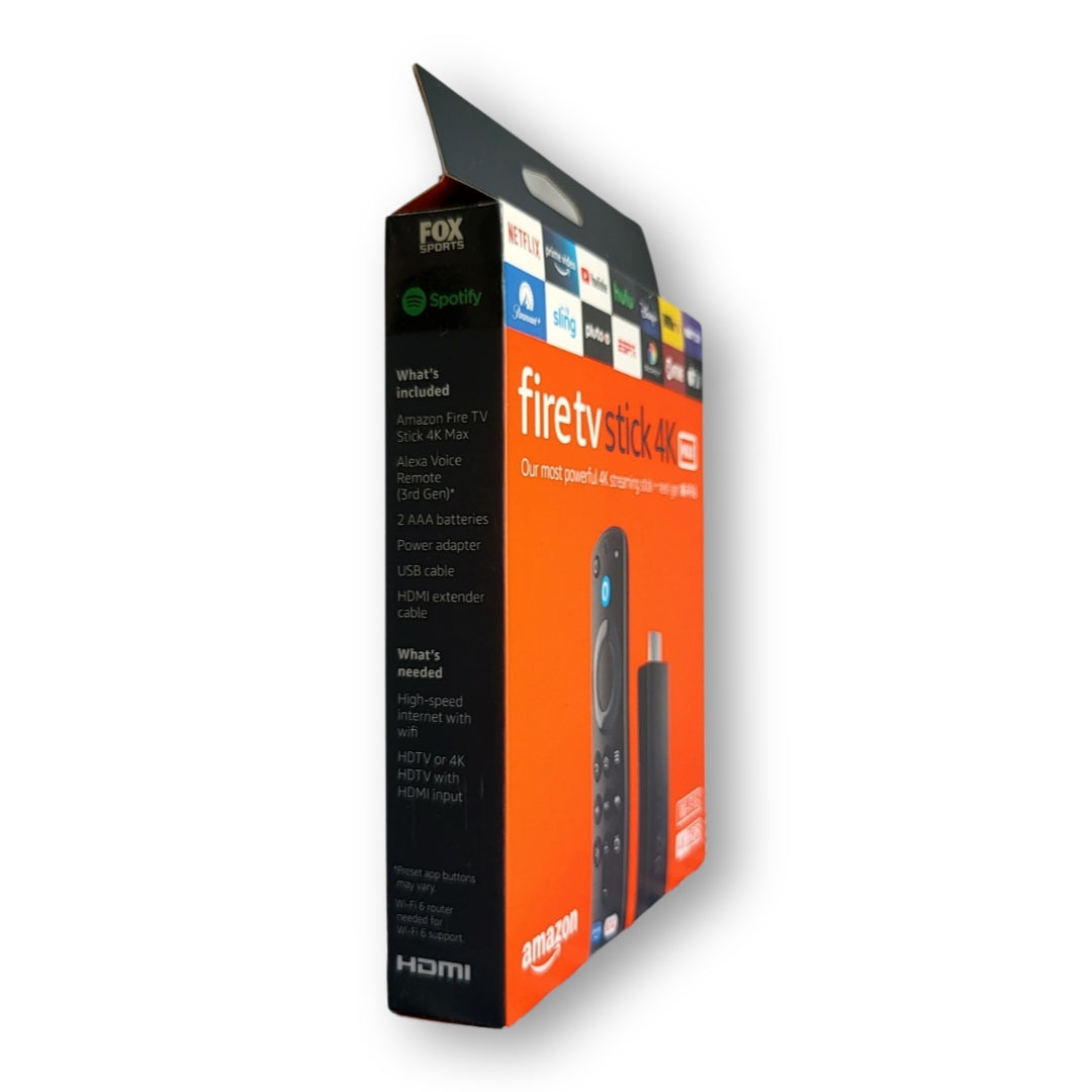 Amazon Fire TV Stick 4K MAX Ultra HD HDR Streaming Media Player Wi-Fi 6 - Ricky's Garage