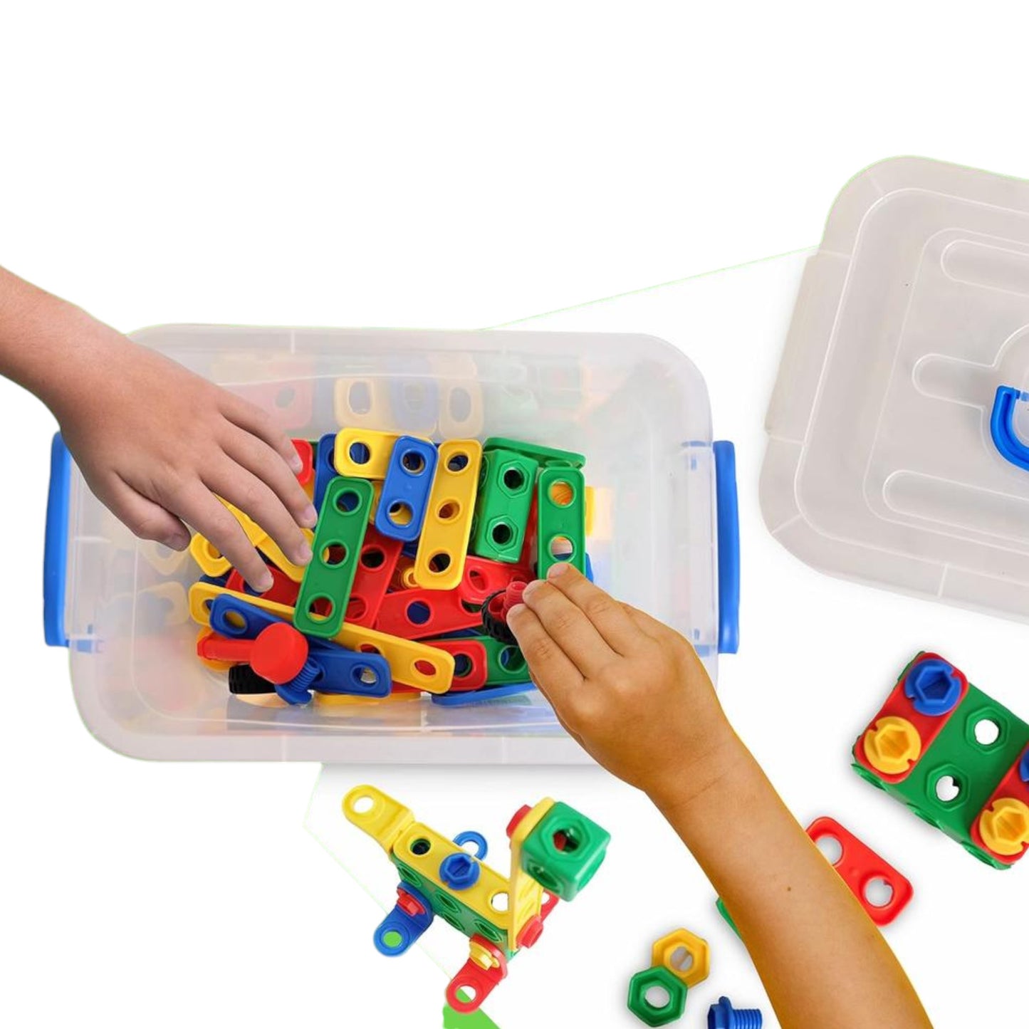 Brickyard STEM Building Blocks for Kids 4-8 | 163-Pc Educational Toys Set with Tools & Guide - Ricky's Garage