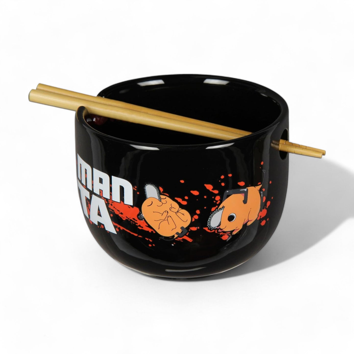 Chainsaw Man Pochita Ramen Bowl Set with Chopsticks - JUST FUNKY