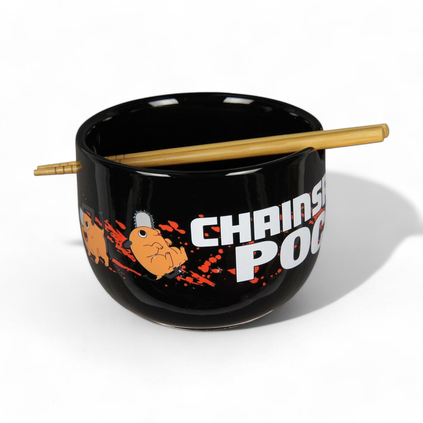 Chainsaw Man Pochita Ramen Bowl Set with Chopsticks - JUST FUNKY