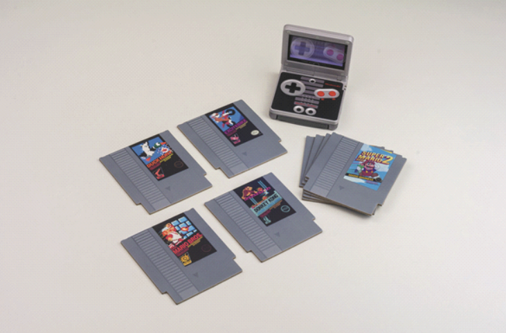 Nintendo NES Cartridge Retro Drink Coasters Super Mario, Donkey Kong, and More!. - Ricky's Garage