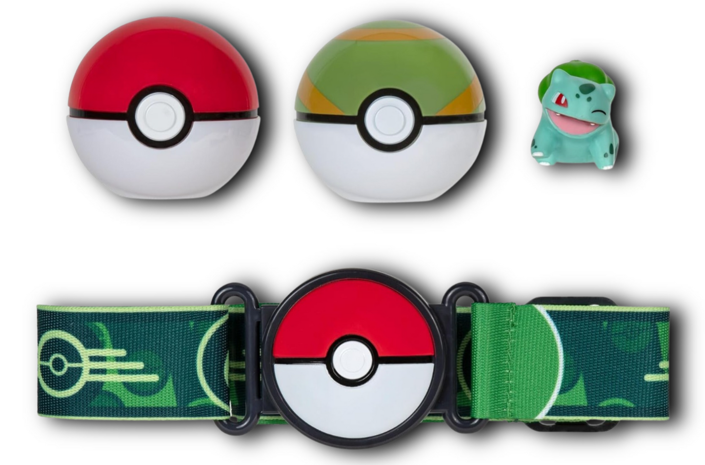 Pokemon Bulbasaur Quick Ball & Premier Ball Clip 'N' Go Poke Ball Belt - Ricky's Garage