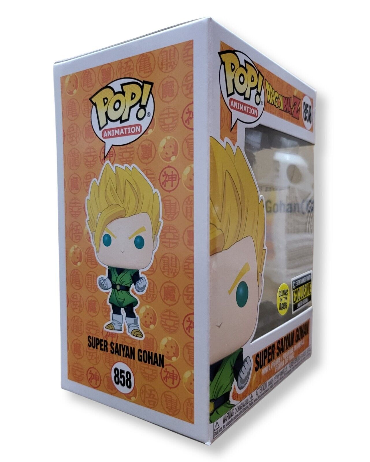 Dragon Ball Z Super Saiyan Gohan Glow-in-the-Dark Funko Pop! Vinyl Figure - Entertainment Earth Exclusive - Ricky's Garage