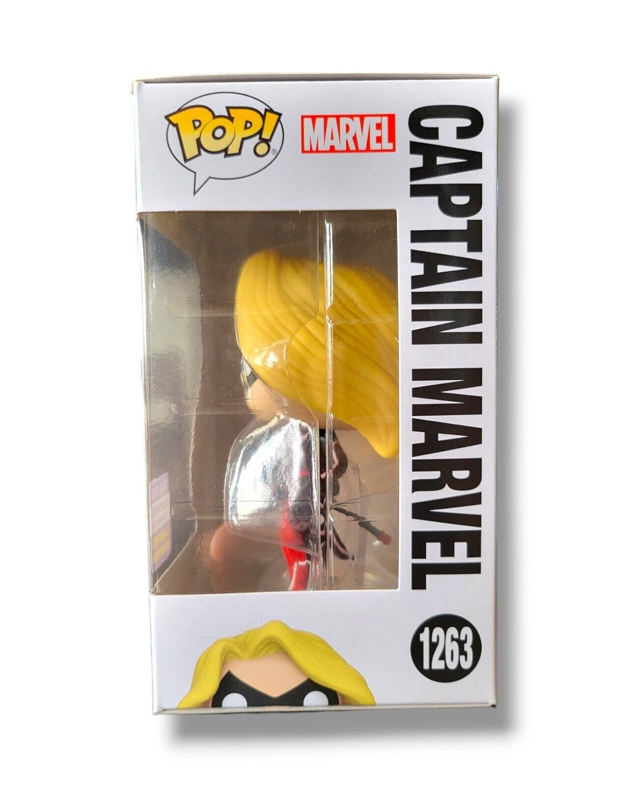 New Funko POP! Marvel #1263 "Captain Marvel" Vinyl Bobble-Head - 2023 Summer LE - Ricky's Garage