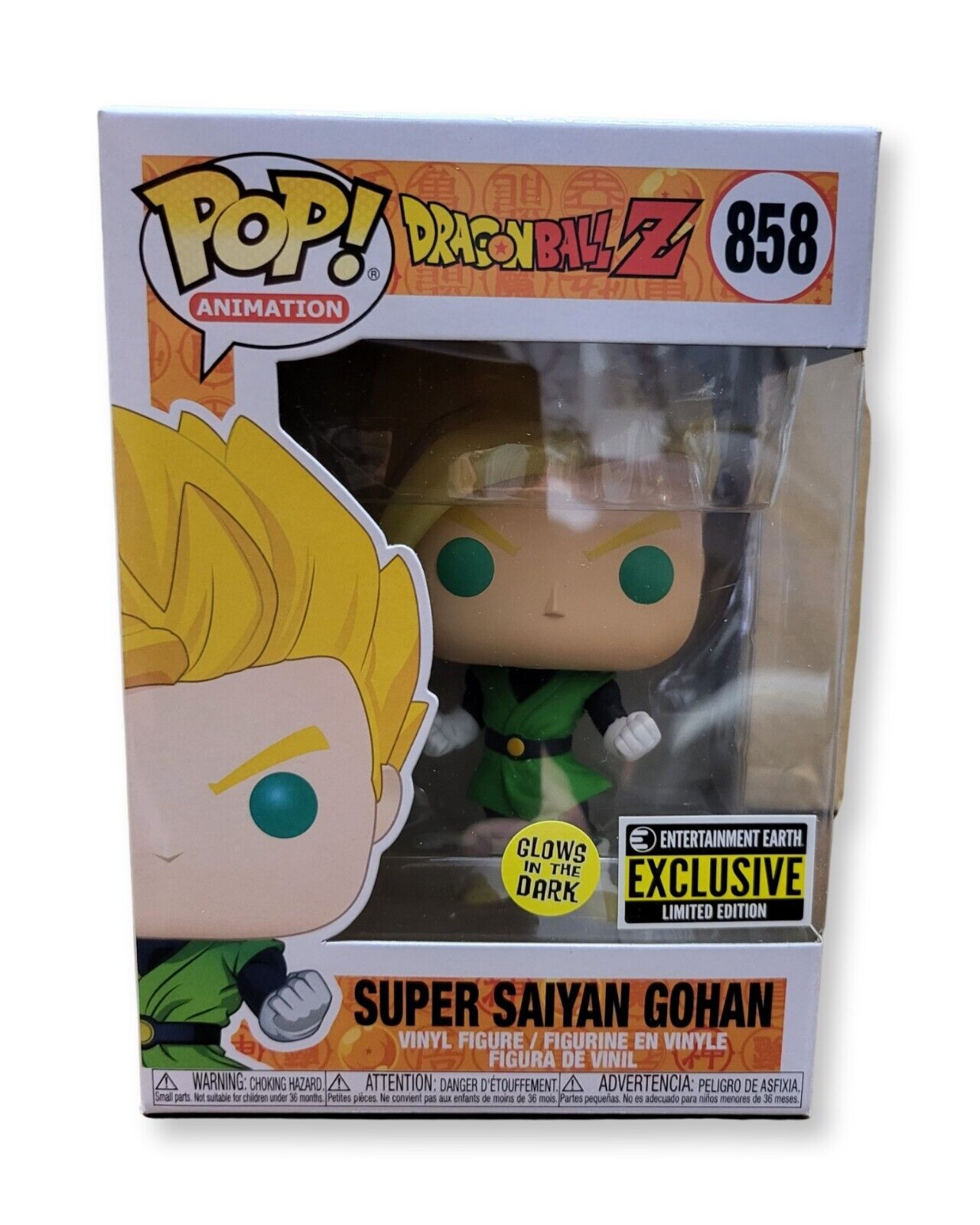 Dragon Ball Z Super Saiyan Gohan Glow-in-the-Dark Funko Pop! Vinyl Figure - Entertainment Earth Exclusive - Ricky's Garage