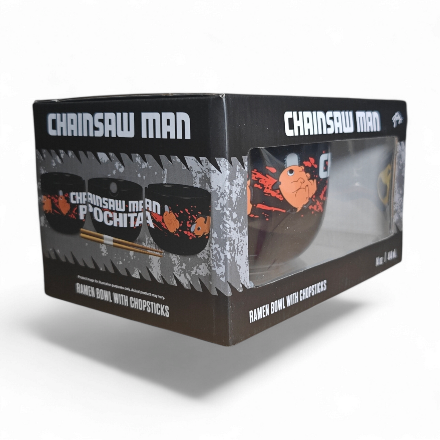 Chainsaw Man Pochita Ramen Bowl Set with Chopsticks - JUST FUNKY
