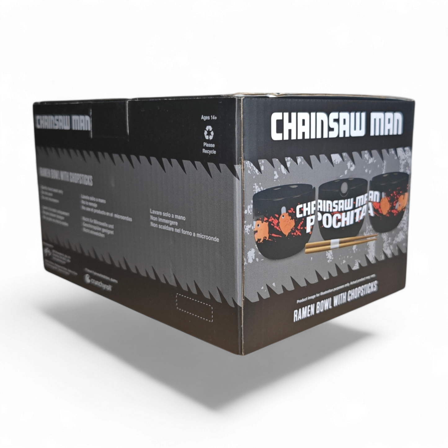 Chainsaw Man Pochita Ramen Bowl Set with Chopsticks - JUST FUNKY