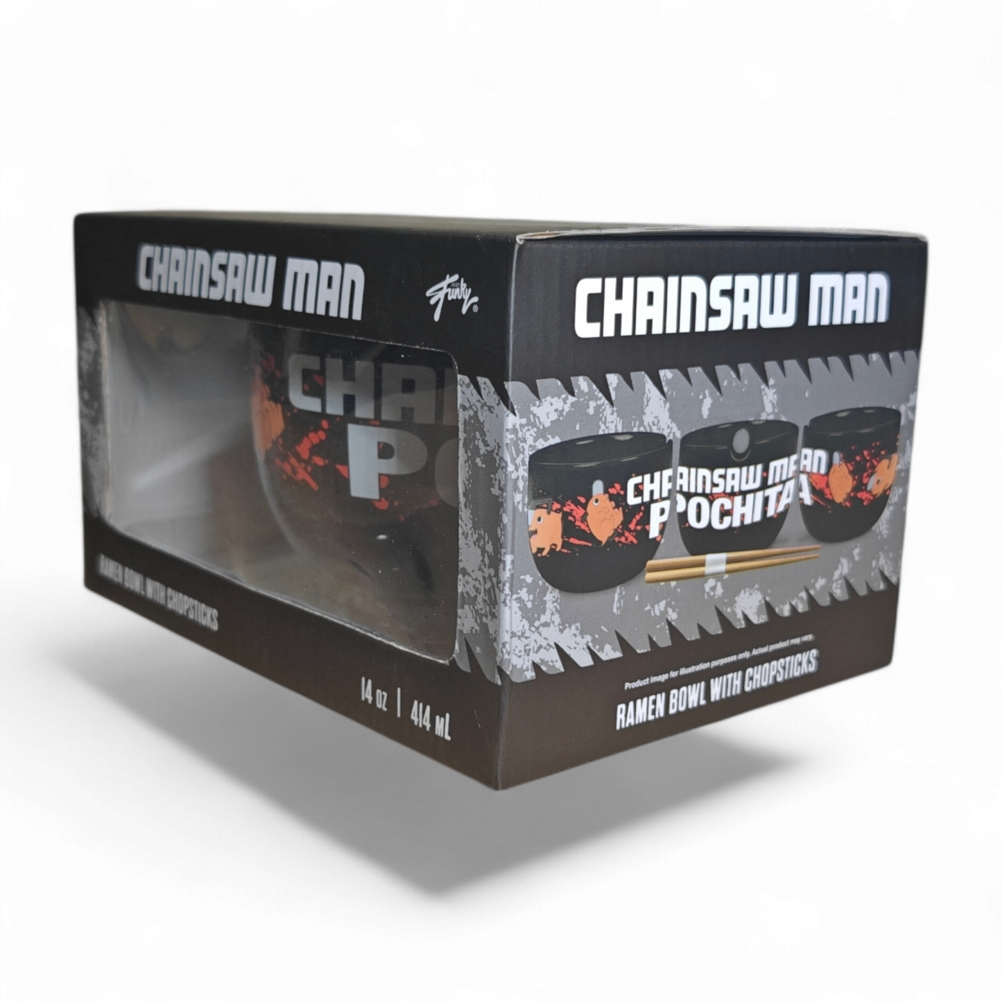 Chainsaw Man Pochita Ramen Bowl Set with Chopsticks - JUST FUNKY