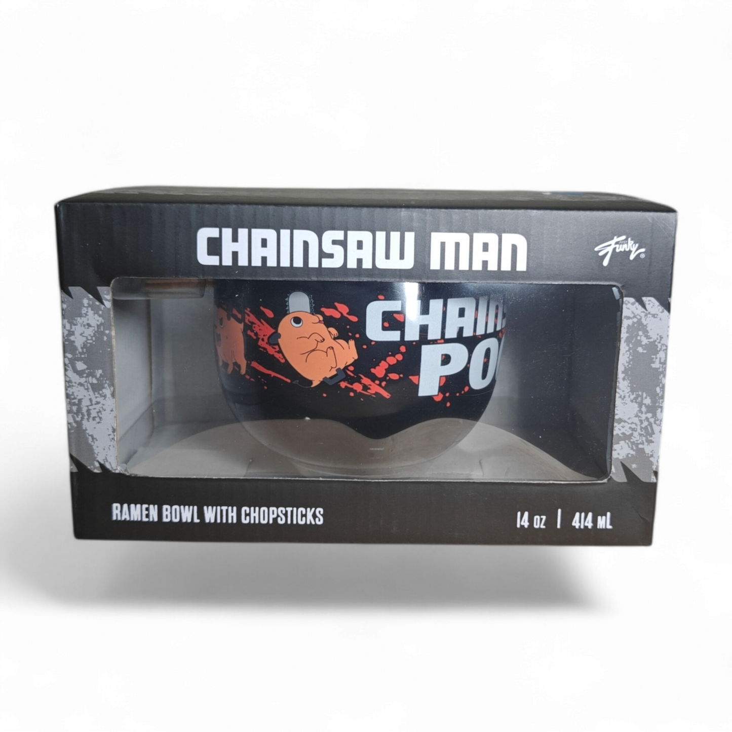 Chainsaw Man Pochita Ramen Bowl Set with Chopsticks - JUST FUNKY