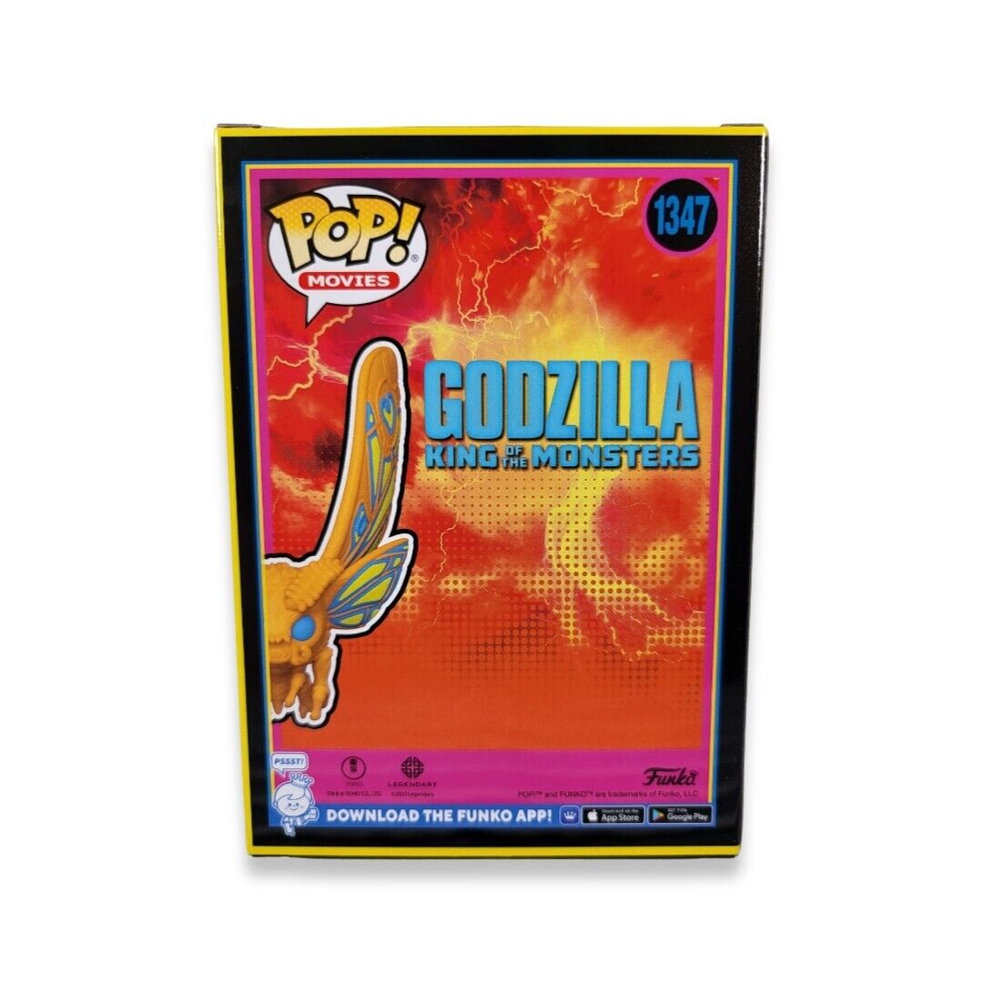 Funko Pop Movies Godzilla v Kong Mothra Blacklight EE Exclusive - Ricky's Garage
