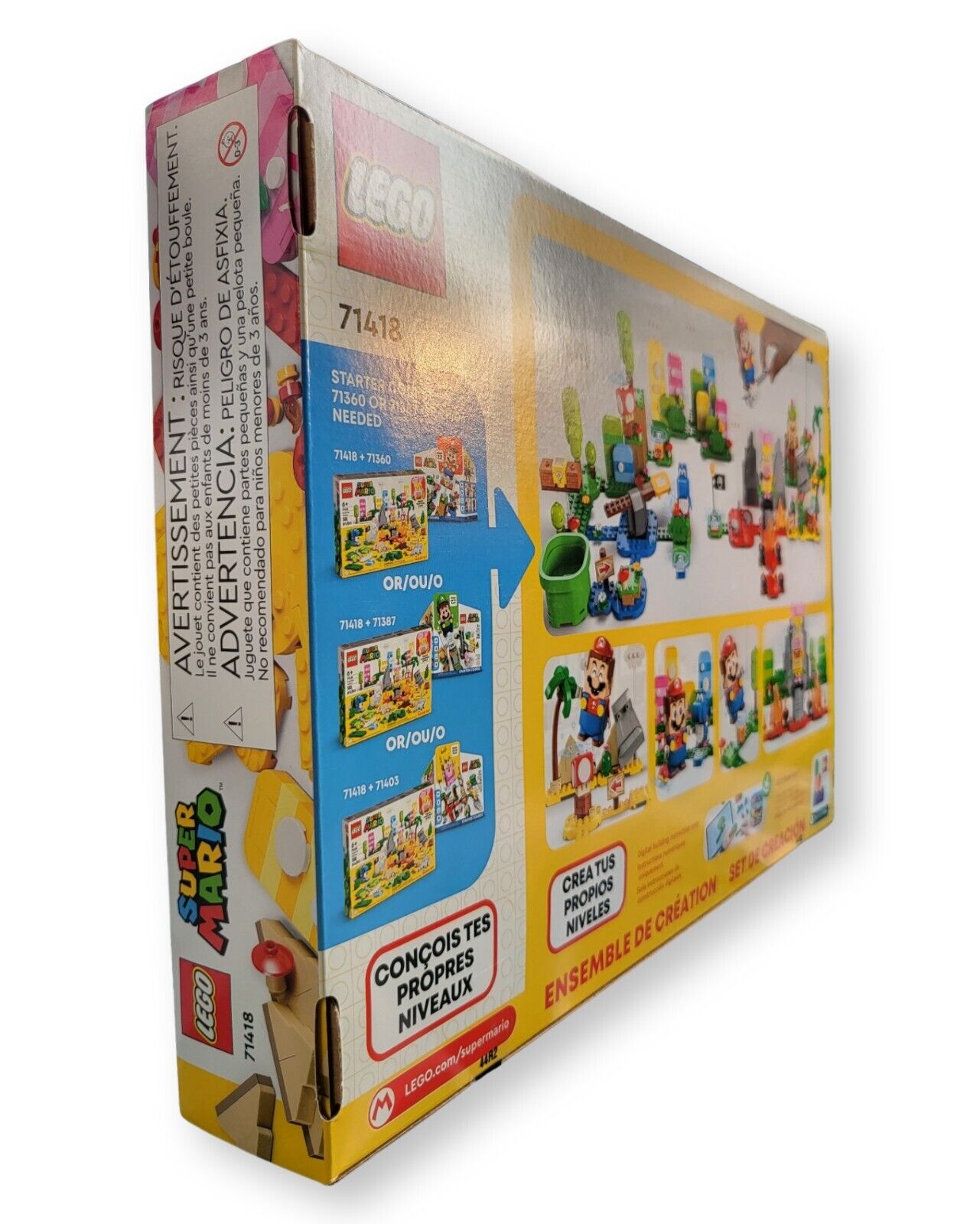 LEGO Super Mario Creativity Toolbox Maker Set Building Toy Set 71418 - Ricky's Garage