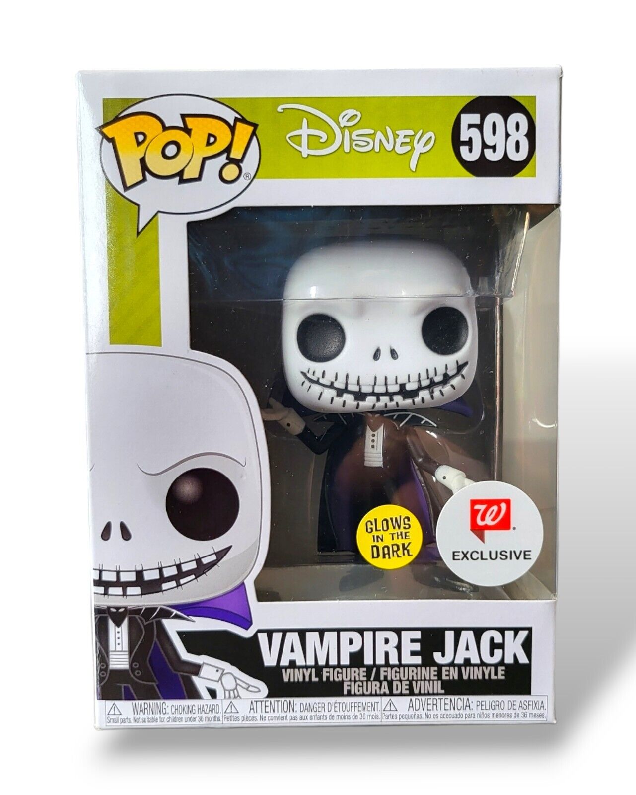 Funko Pop! Vinyl: Disney Vampire Jack (Glow in the Dark) - Exclusive - Ricky's Garage