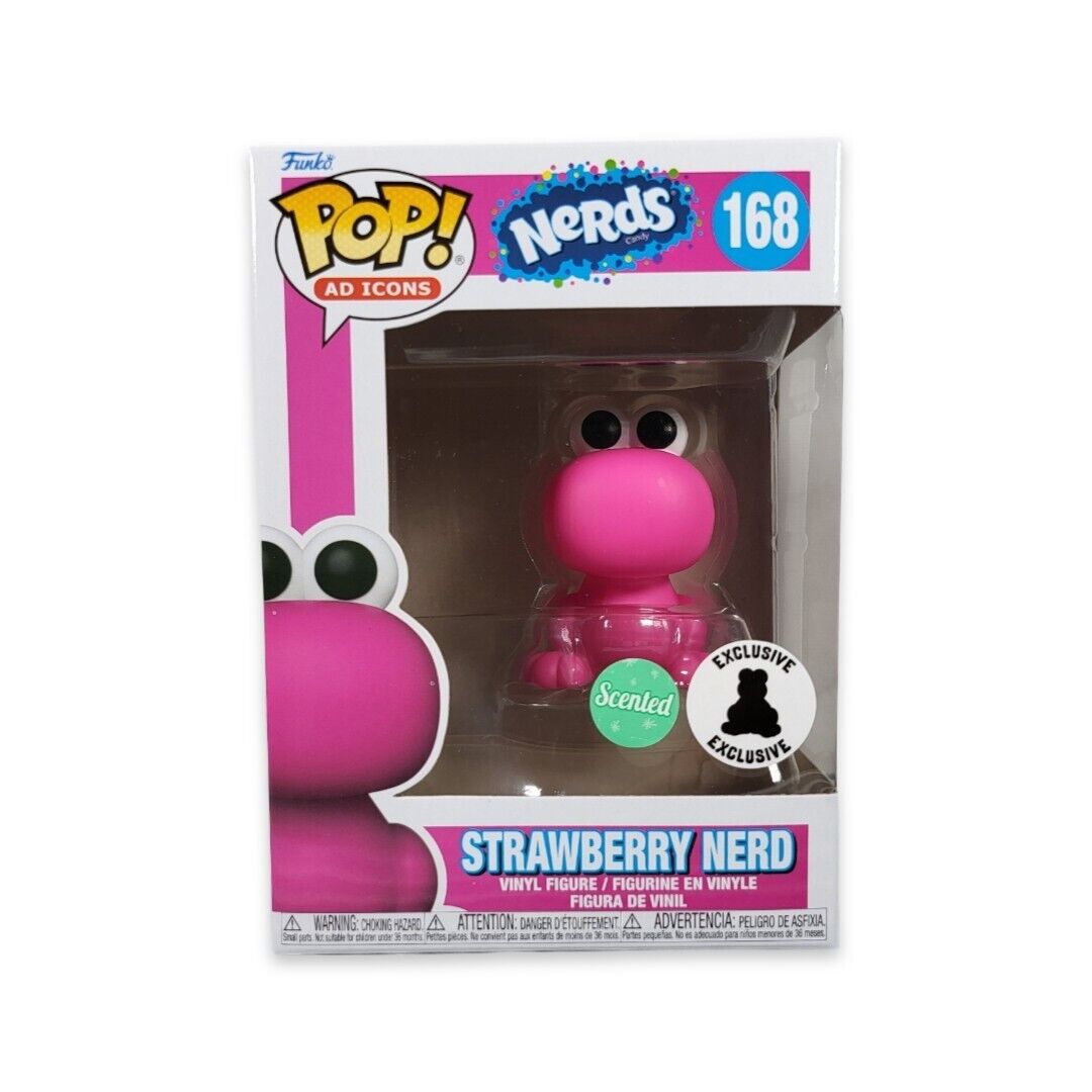 Funko pop Strawberry Nerd #168 Scented Vinyl Figure Exclusive Icons Nerds Pink - Ricky's Garage