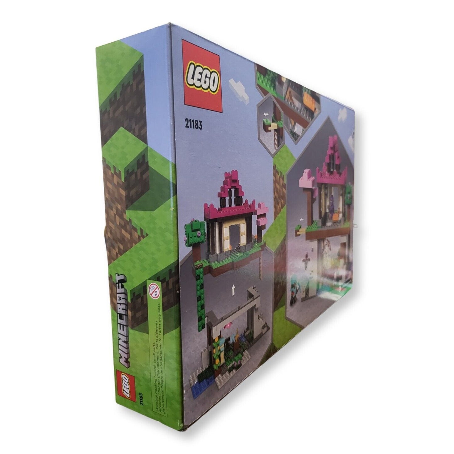 LEGO Minecraft The Training Grounds House Building Set, 21183 Cave Toy, Gifts for Kids, Boys and Girls with Skeleton, Ninja, Rogue and Bat Figures - Ricky's Garage