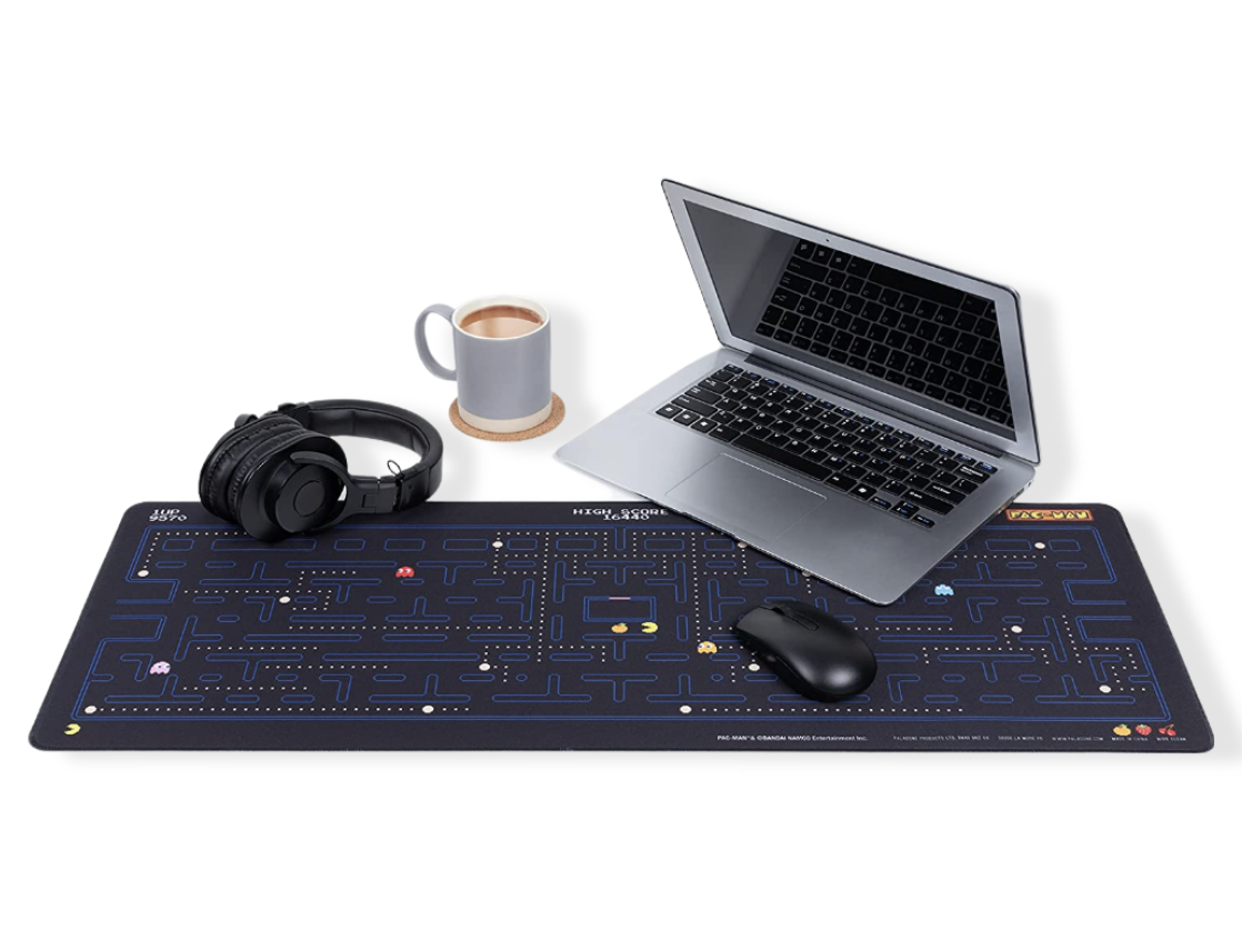 Pacman Gaming Desk Mat Mousepad 30x80cm. - Ricky's Garage