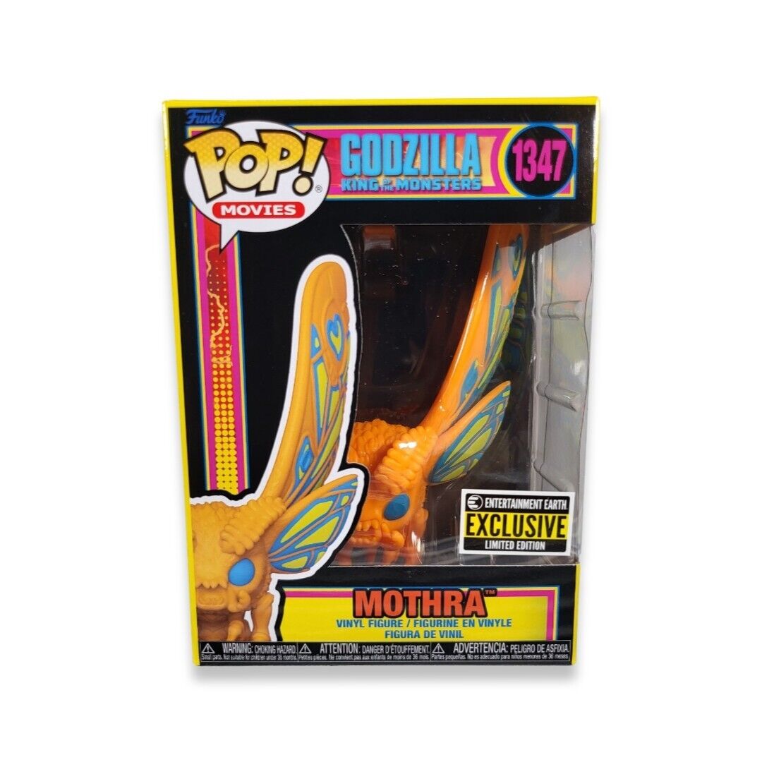 Funko Pop Movies Godzilla v Kong Mothra Blacklight EE Exclusive - Ricky's Garage