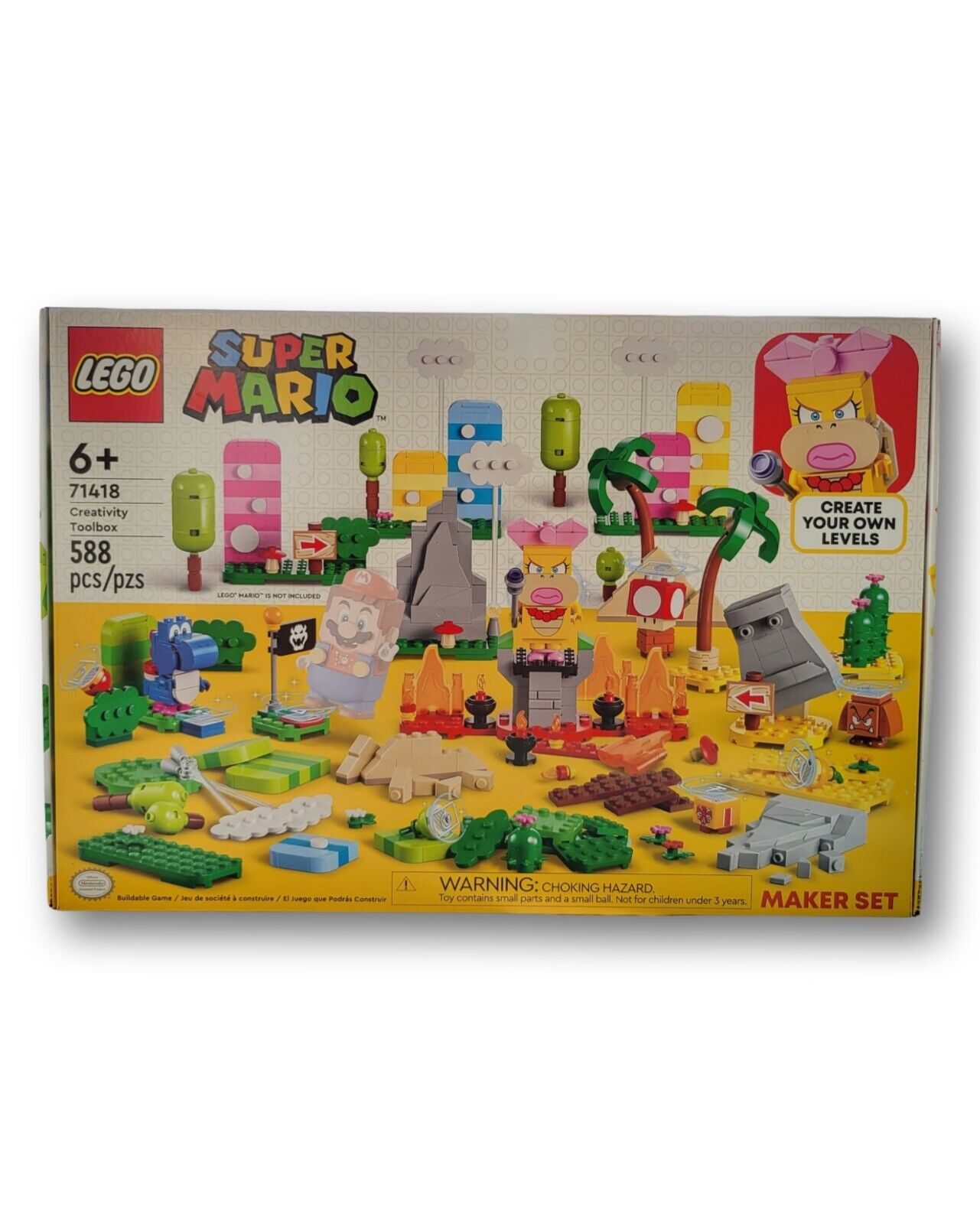 LEGO Super Mario Creativity Toolbox Maker Set Building Toy Set 71418 - Ricky's Garage