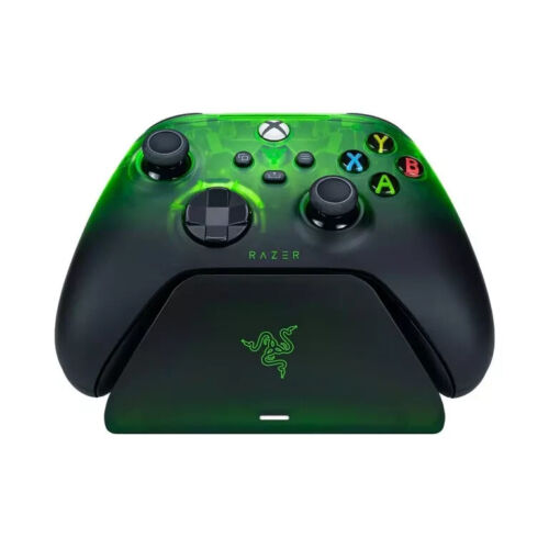 RAZER WIRELESS CONTROLLER & QUICK CHARGING STAND FOR XBOX RAZER LIMITED EDITION - Ricky's Garage