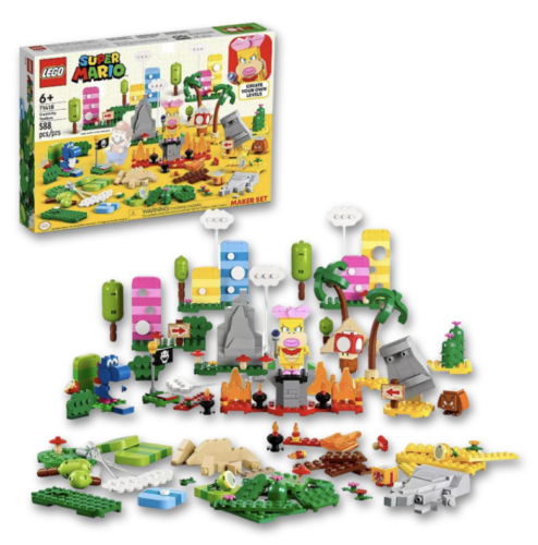 LEGO Super Mario Creativity Toolbox Maker Set Building Toy Set 71418 - Ricky's Garage