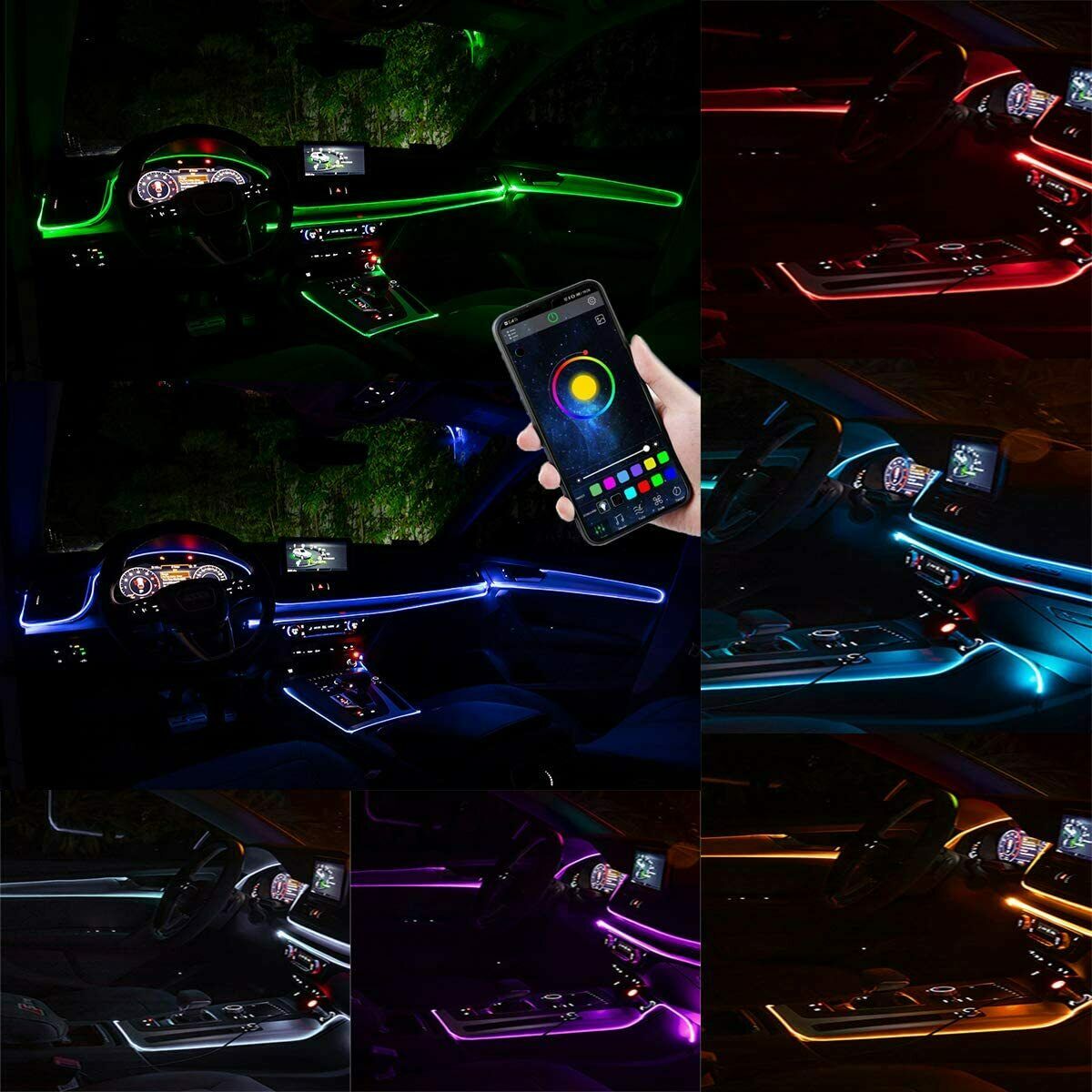LED RGB Interior Strip Light - Ricky's Garage