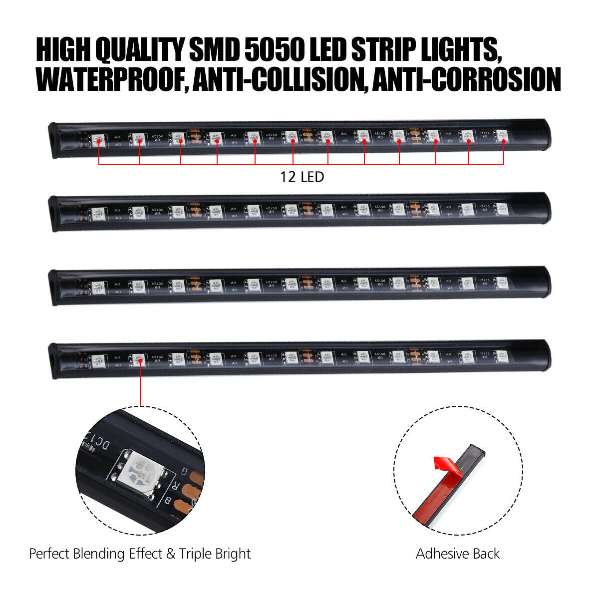 LED RGB Interior Strip Light - Ricky's Garage