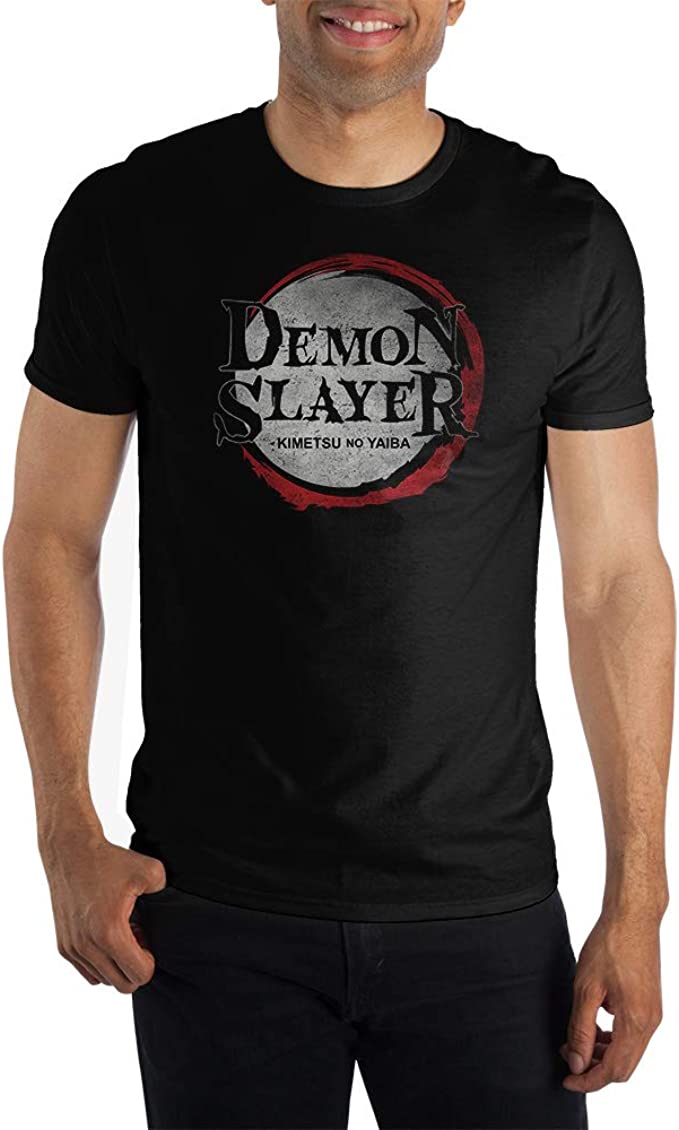 New Black Demon Slayer logo T-shirt Medium - Ricky's Garage