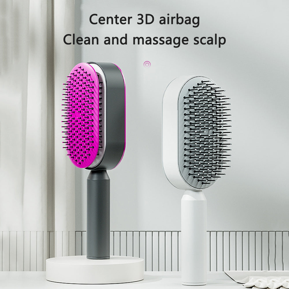 New Self-Cleaning Hairbrush – Keep Your Hair Fresh and Clean with Every Brush! - Ricky's Garage
