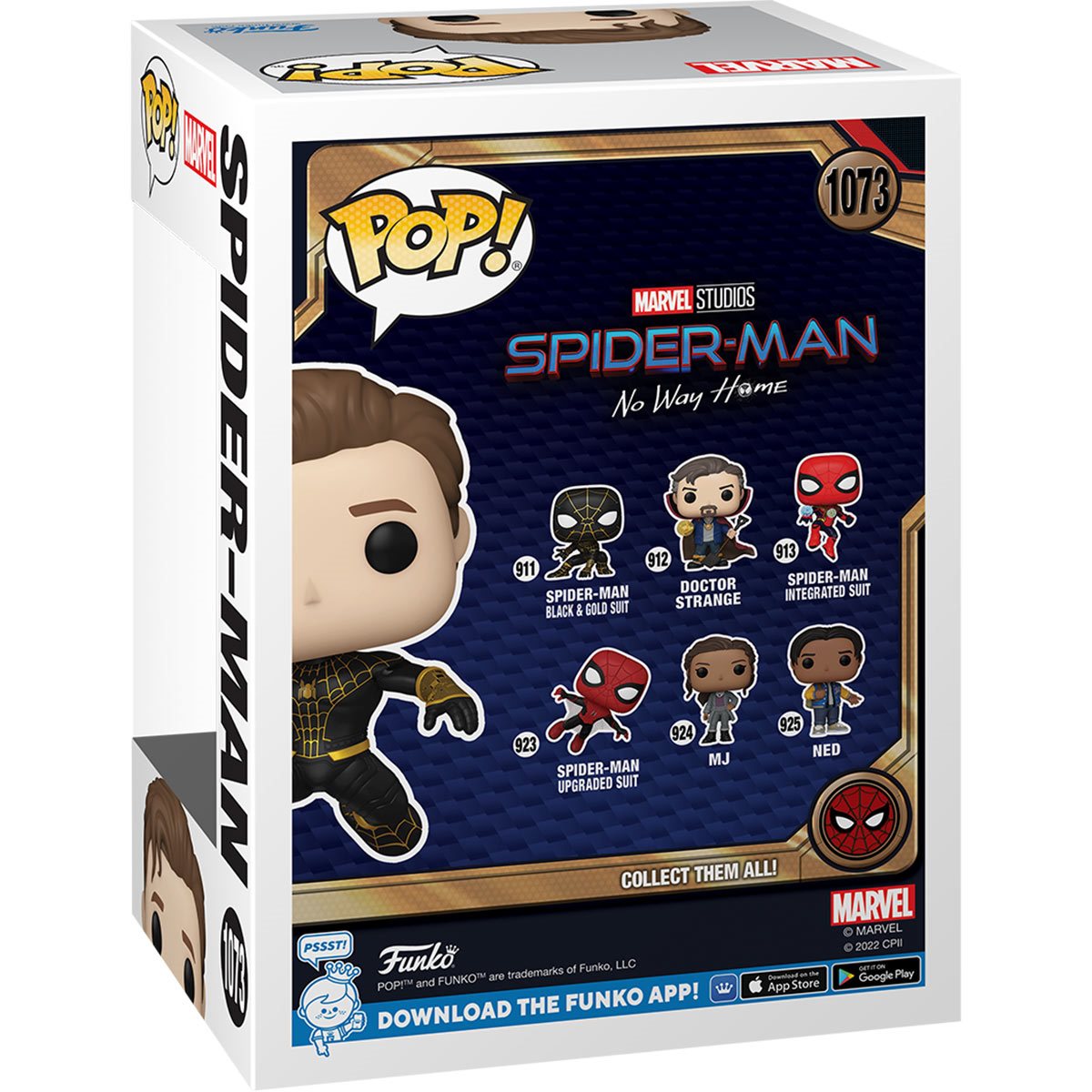 Spider-Man: No Way Home Unmasked Spider-Man Black Suit Pop! Vinyl Figure - AAA Anime Exclusive - Ricky's Garage