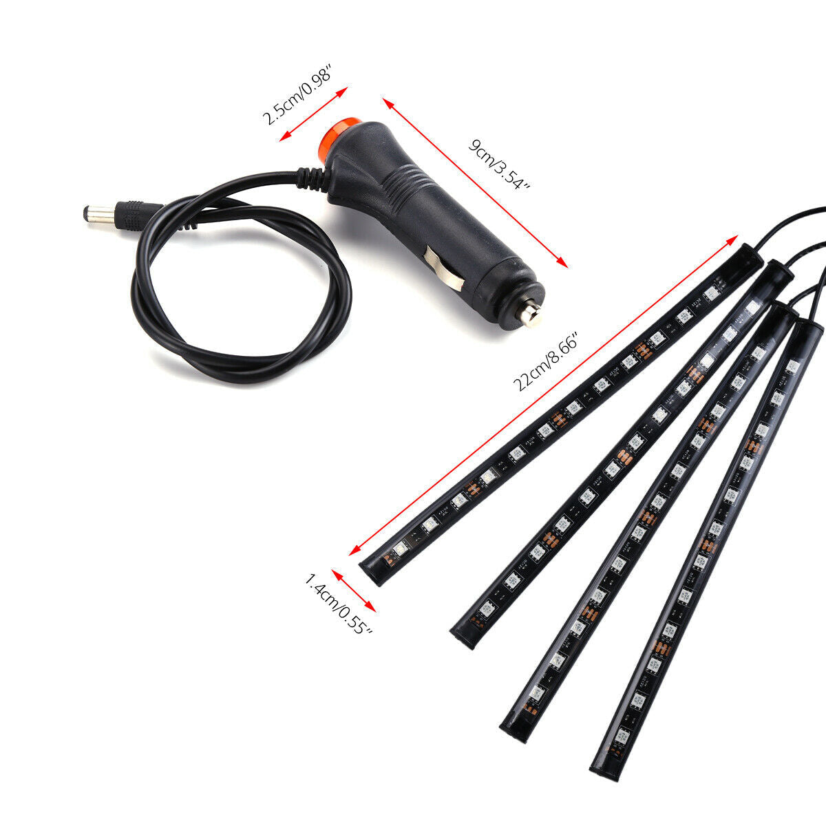 LED RGB Interior Strip Light - Ricky's Garage