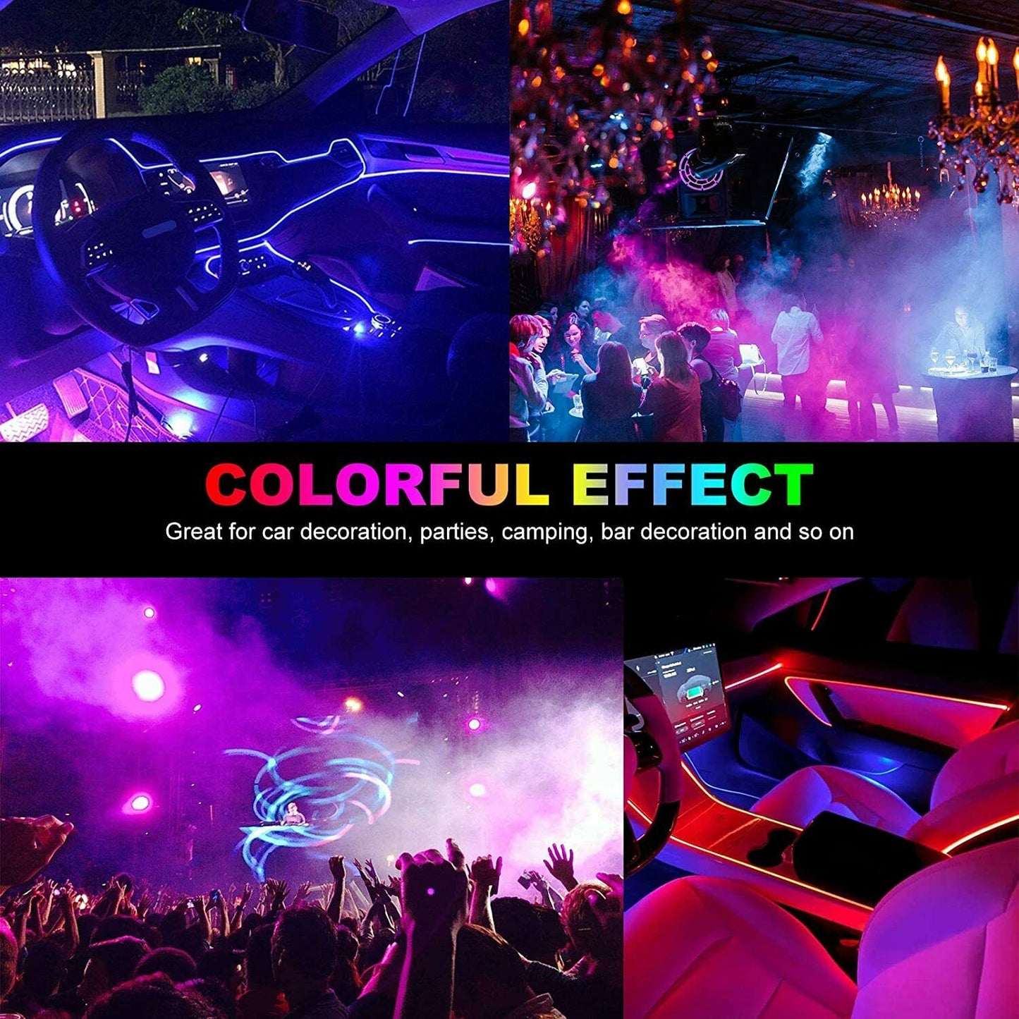 LED RGB Interior Strip Light - Ricky's Garage