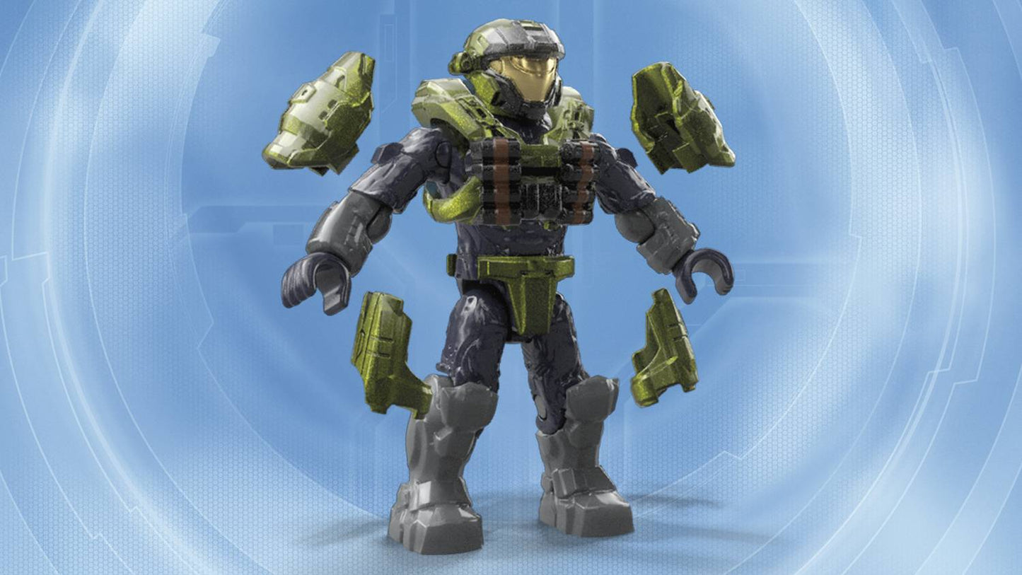 Halo Mega Construx UNSC Spartan III Customizer Pack Green Purple Armor Figures - Ricky's Garage