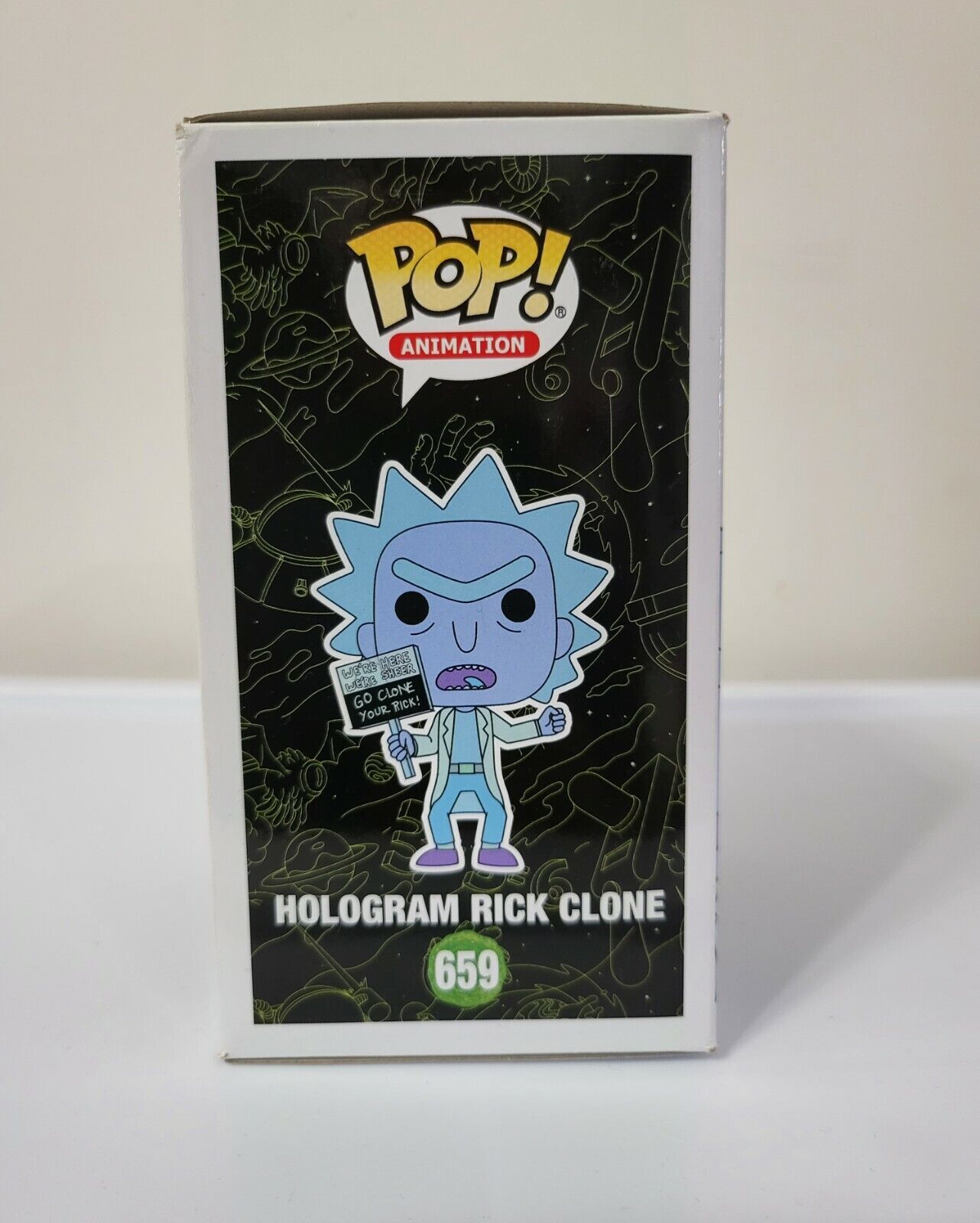 Funko Pop! - Animation - Hologram Rick Clone - Rick and Morty - #659 Original - Opened - Ricky's Garage