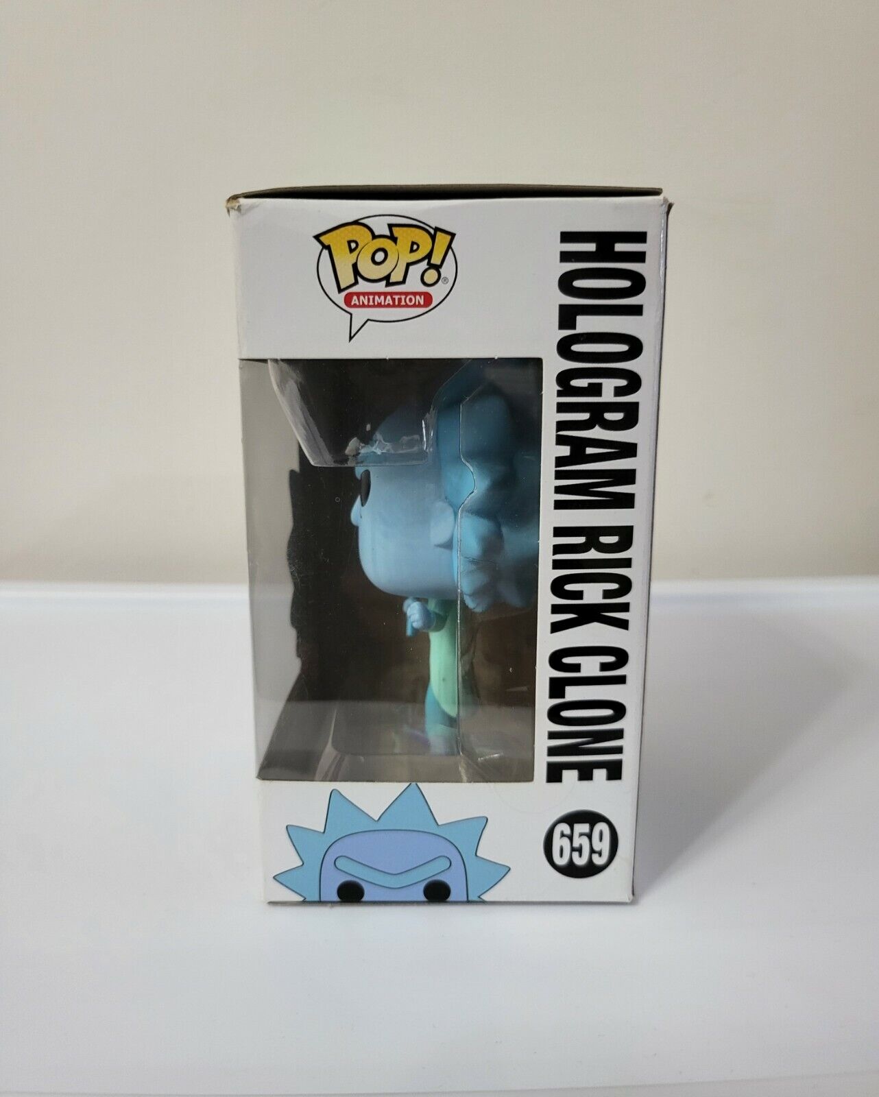Funko Pop! - Animation - Hologram Rick Clone - Rick and Morty - #659 Original - Opened - Ricky's Garage