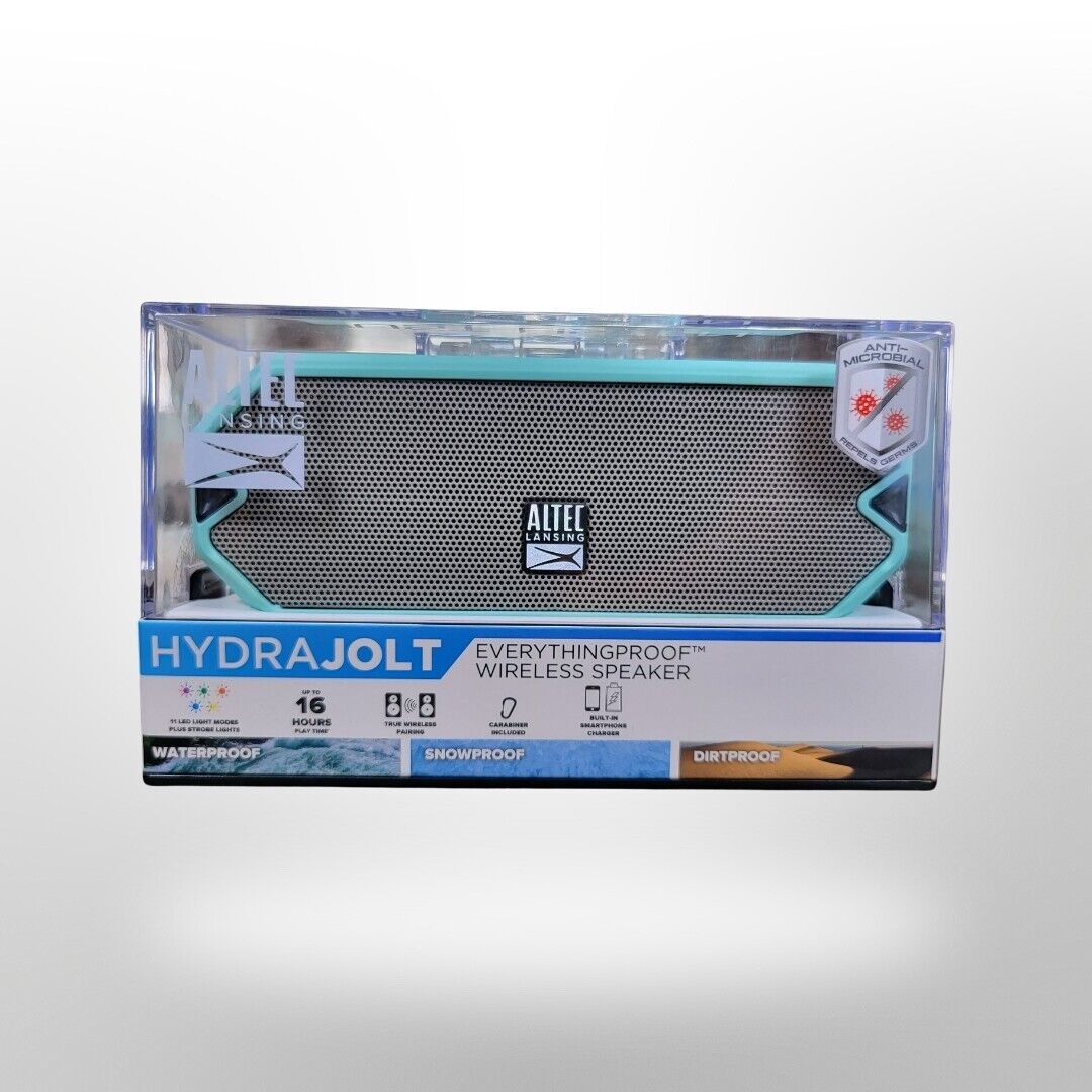 Altec Lansing HydraJolt Bluetooth Speaker - Mint - Ricky's Garage