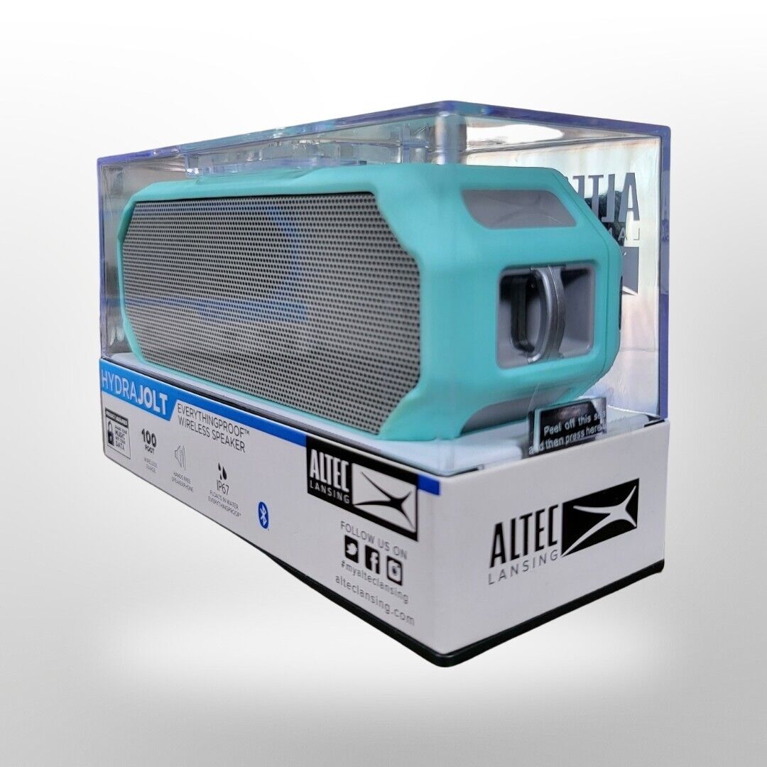 Altec Lansing HydraJolt Bluetooth Speaker - Mint - Ricky's Garage