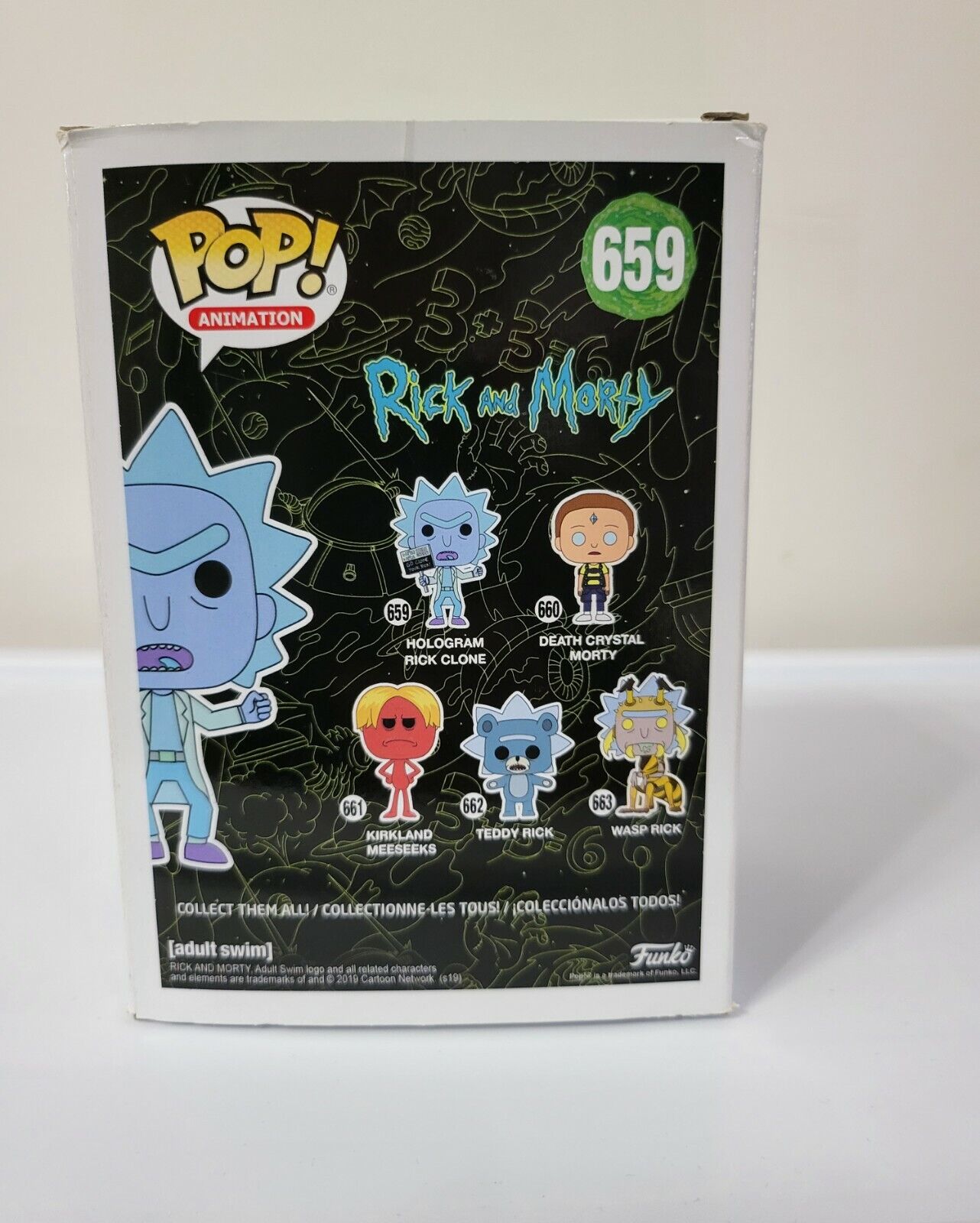 Funko Pop! - Animation - Hologram Rick Clone - Rick and Morty - #659 Original - Opened - Ricky's Garage