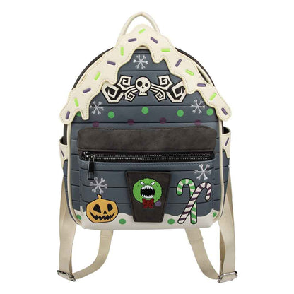 Spooky Chic: The Nightmare Before Christmas Gingerbread House Mini Backpack