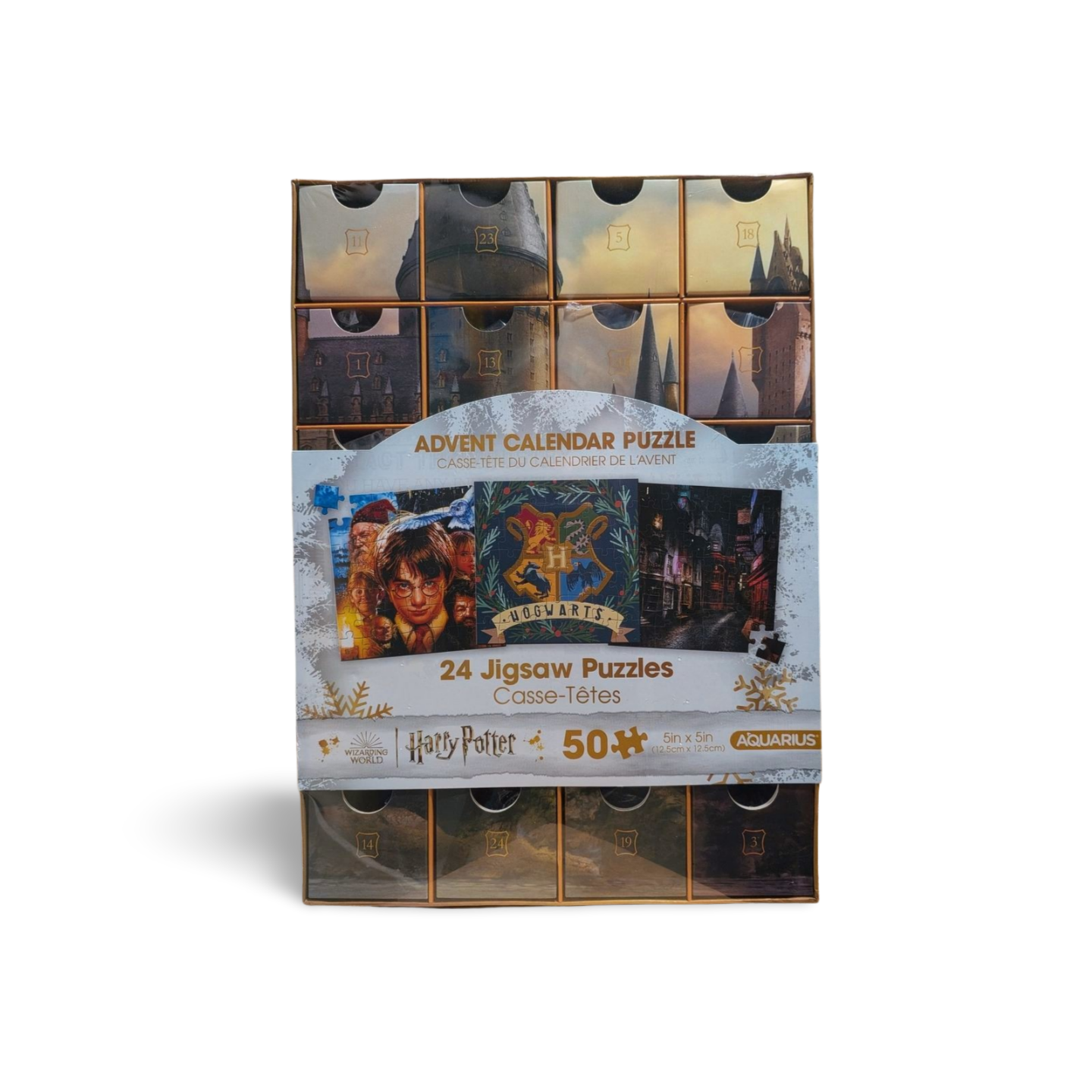 Aquarius Harry Potter Advent Calendar 24 Mini Jigsaw Puzzles 50pcs Each