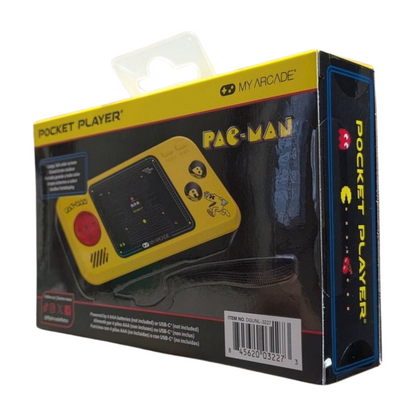 My Arcade Pac Man Pocket Player 3 in 1 Retro Handheld Console Full Color Display