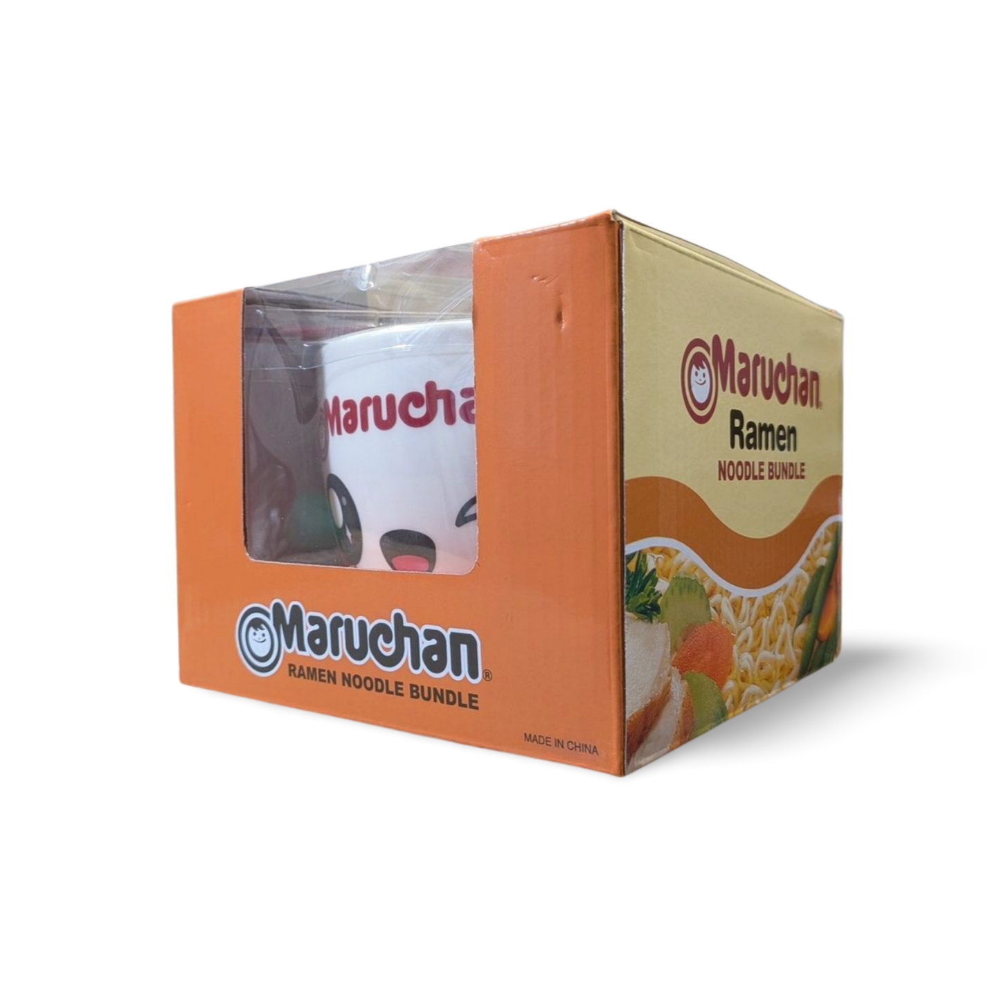 Maruchan Instant Lunch Kawaii Ramen Bowl Set 4-Piece Ceramic Noodle Kit