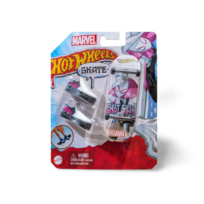 Hot Wheels Skate Marvel Ghost Spider Fingerboard Spider-Gwen with Shoes