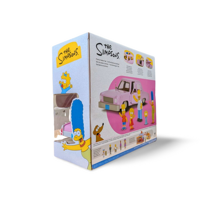 The Simpsons Family Sedan & Figures Set Homer, Marge, Bart, Lisa, Maggie