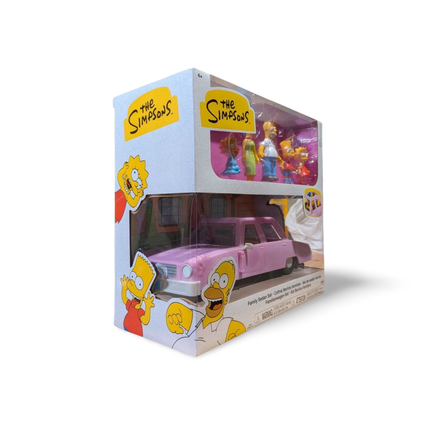 The Simpsons Family Sedan & Figures Set Homer, Marge, Bart, Lisa, Maggie