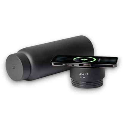 TYLT Power Bottle 2.0 | 24oz Insulated Water Bottle with 5700mAh Magnetic Power Bank