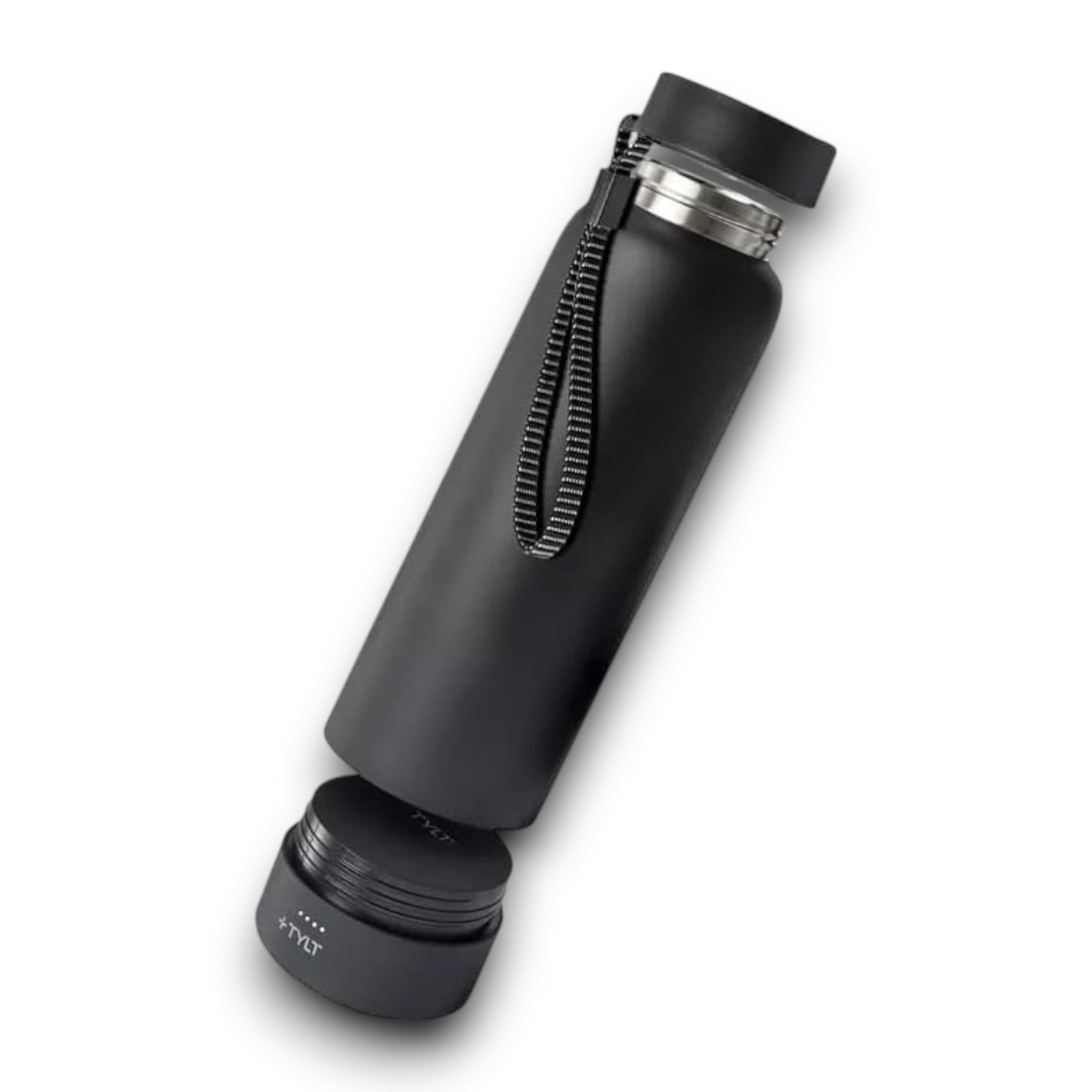 TYLT Power Bottle 2.0 | 24oz Insulated Water Bottle with 5700mAh Magnetic Power Bank