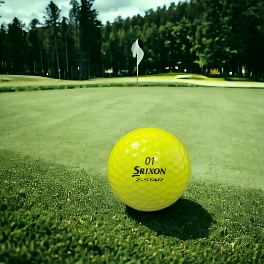 Master Your Game with Srixon Z-Star Divide Golf Balls - Optimal Performance in White/Yellow