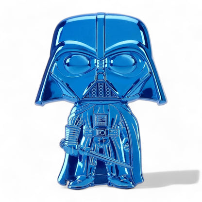 Unleash the Dark Side with Star Wars Darth Vader Neon Blue Large Enamel Funko Pop! Pin | Perfect for Collectors and Fans - Ricky's Garage