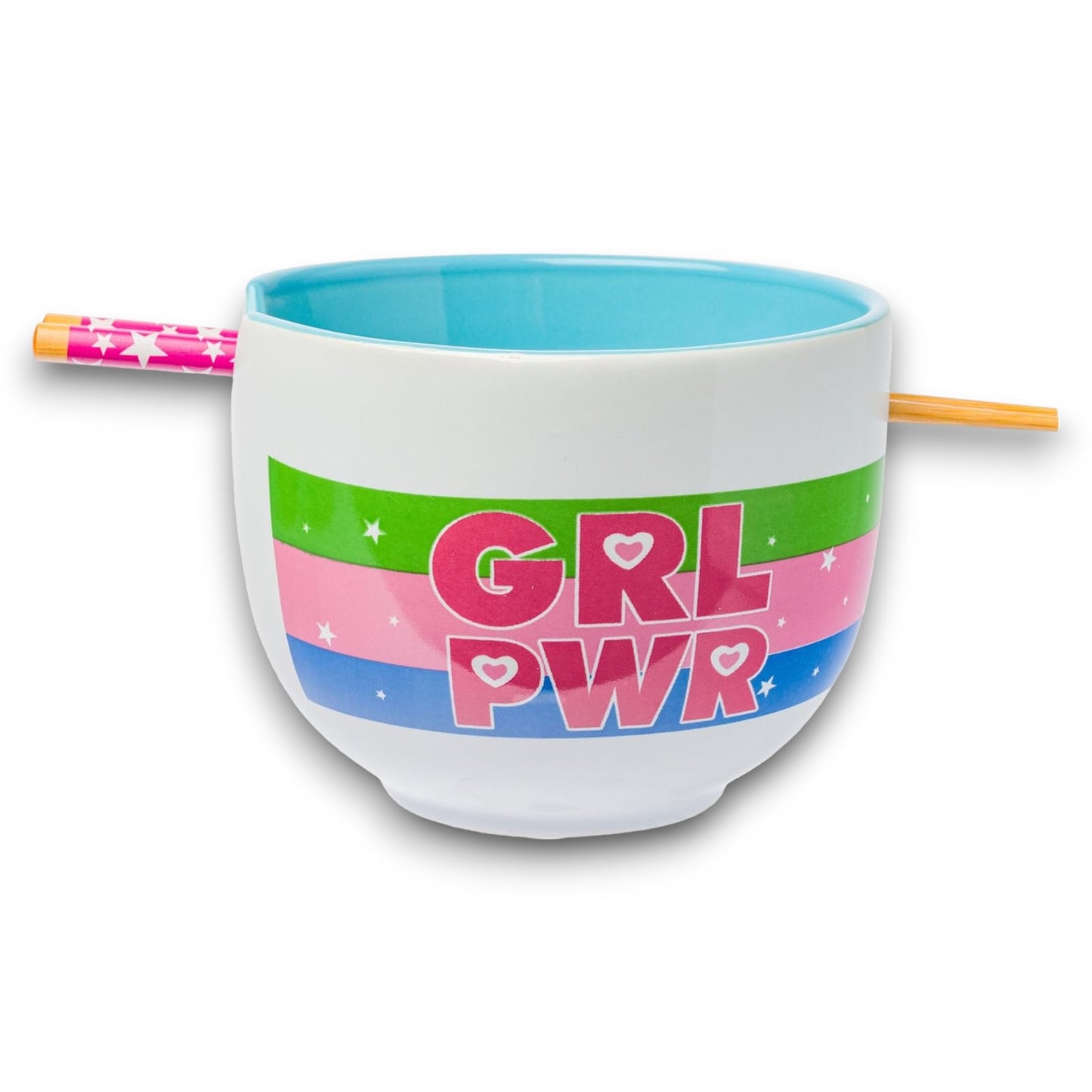 The Powerpuff Girls Ramen Bowl With Chopstick Set 20oz Noodle Bowl - Ricky's Garage
