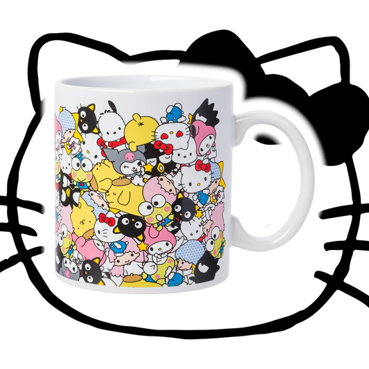 Hello Kitty & Friends 20oz Ceramic Mug by Silver Buffalo - Official Sanrio Merchandise - Ricky's Garage