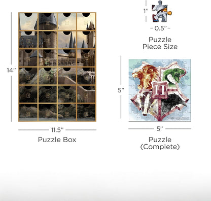 Aquarius Harry Potter Advent Calendar 24 Mini Jigsaw Puzzles 50pcs Each
